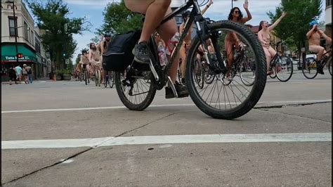 World Naked Bike Ride returns to Capitol Square